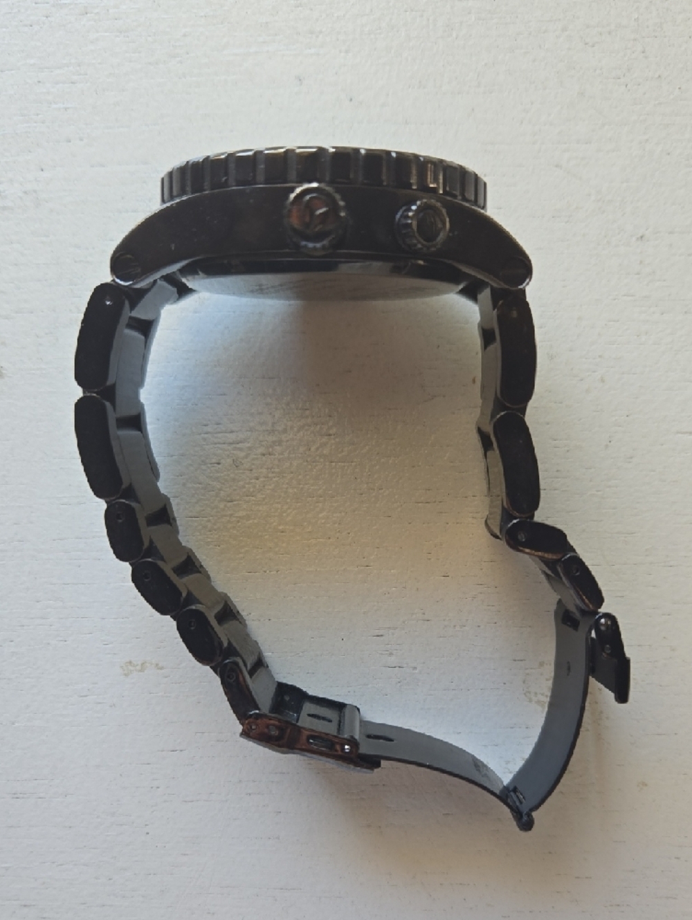Nixon Black and Silver Diver-Style Stainless Watch - Picture 4 of 4